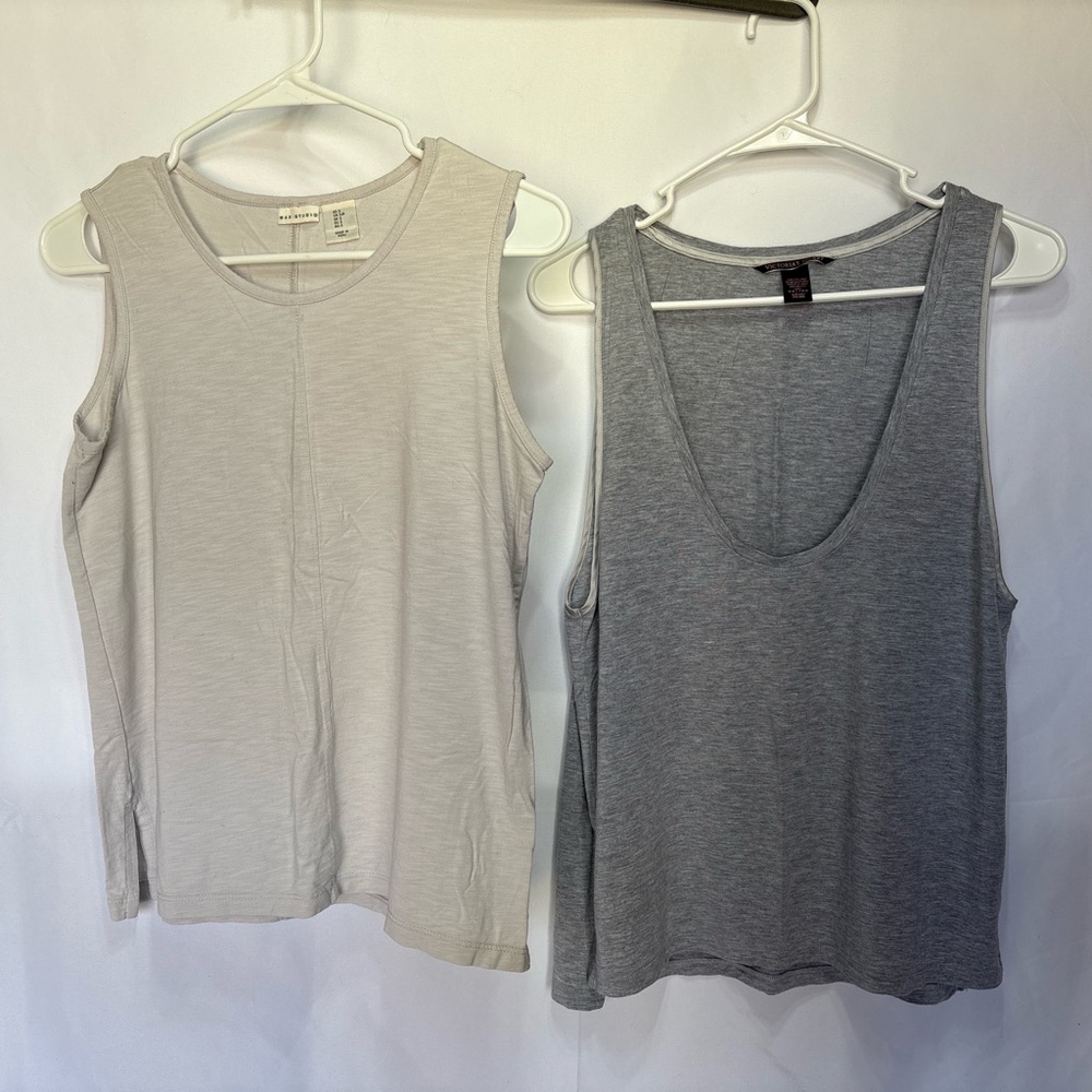 Cream and Gray Tank Top bundle size small